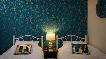 Individually decorated, individually furnished, blackout drapes