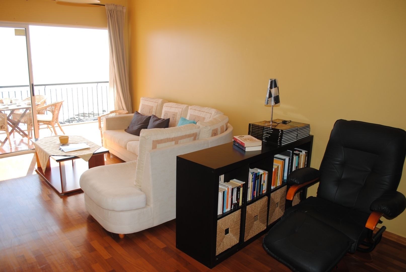 Apartment, 2 Bedrooms, Balcony, Ocean View | Living area | Flat-screen TV