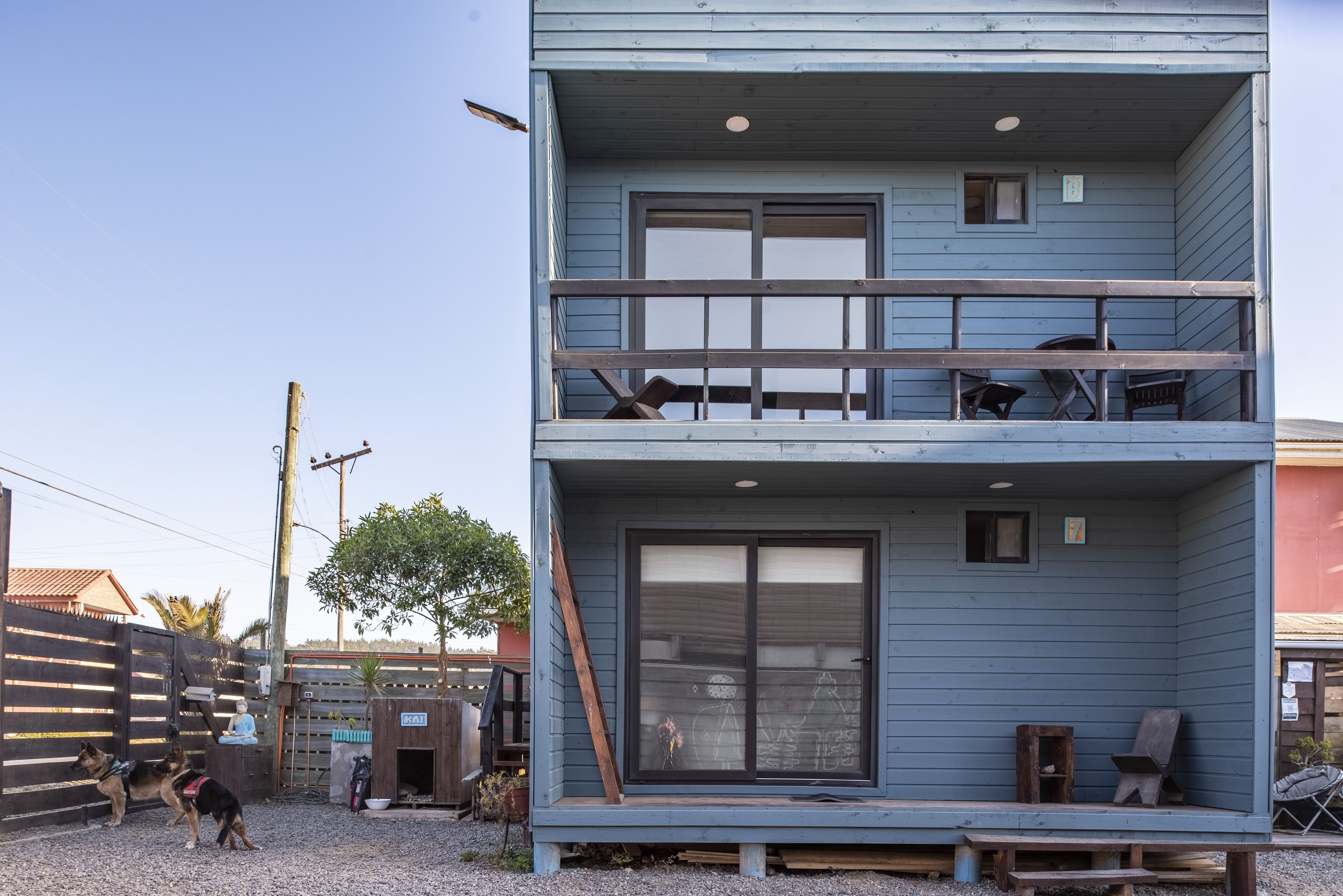 Fachada de la propiedad