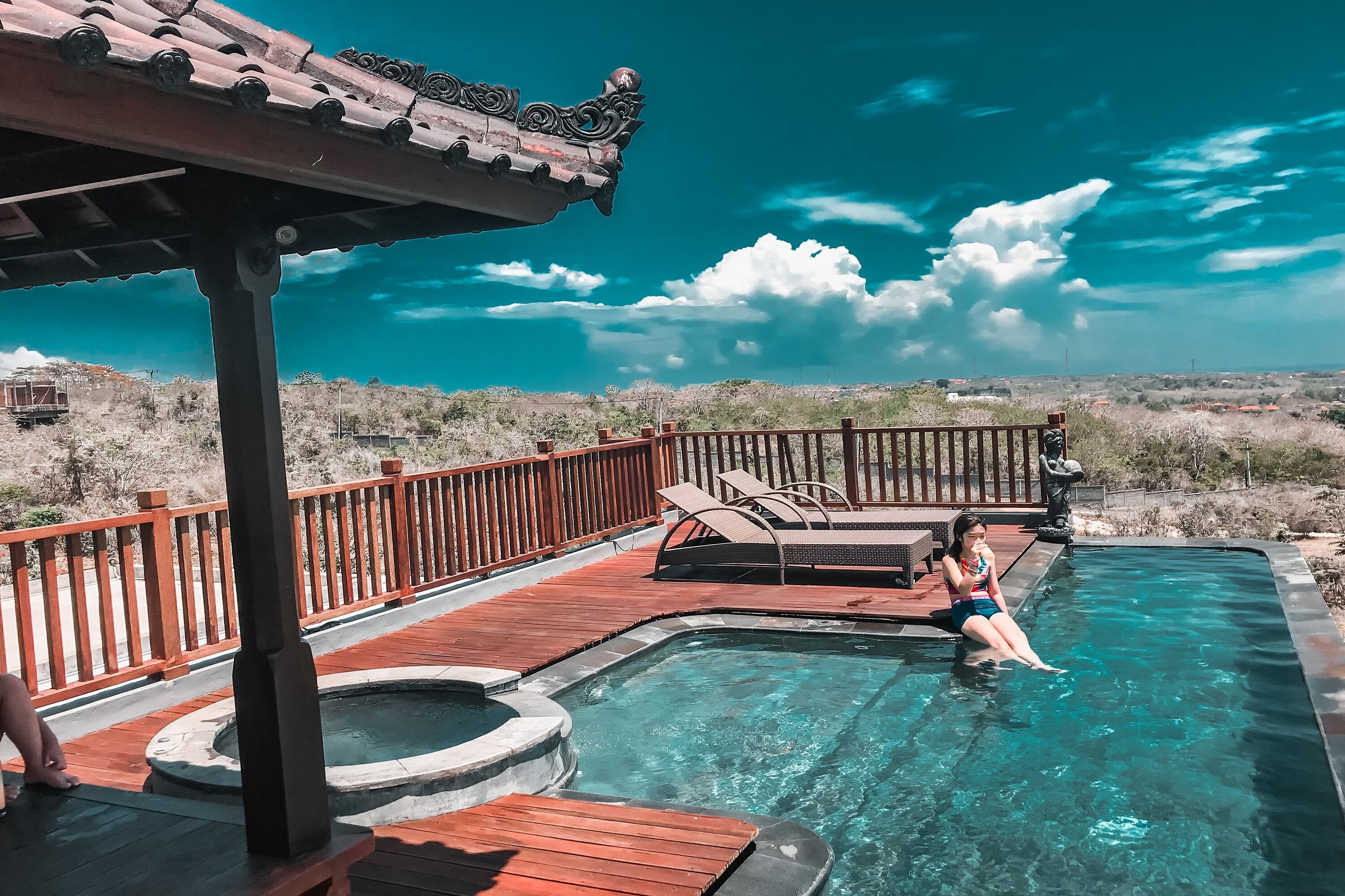 Villa, 2 habitaciones, vista a la alberca | Vista desde la habitación