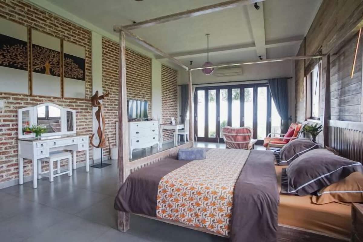 5 chambres, literie de qualité supérieure