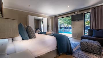 Couette en duvet d'oie, surmatelas, minibar, décoration personnalisée