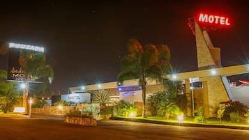 Front of property - evening/night