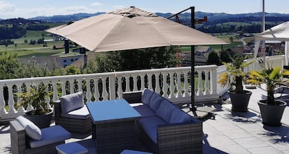 Comfortable mountain view apartment near Lucerne