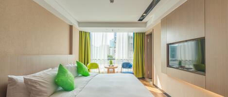 Superior Double Room | Blackout drapes, iron/ironing board, free WiFi, bed sheets