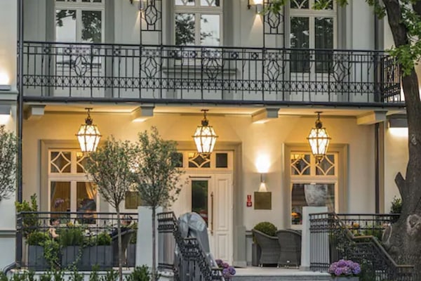 Front of property - evening/night
