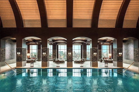 Indoor pool, outdoor pool, open 8:00 AM to 6:30 PM, free pool cabanas. The St. Regis Cairo