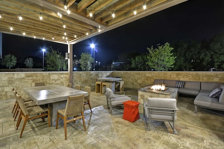 Terrace/patio. Home2 Suites by Hilton Houston Westchase
