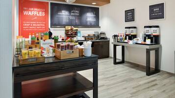 Free daily buffet breakfast