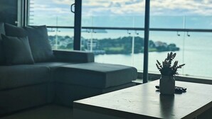 Luxury-Apartment, 3 Schlafzimmer, Nichtraucher | Wohnbereich