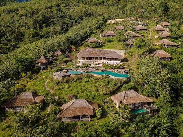 Voorkant van accommodatie