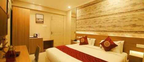 Literie de qualité supérieure, coffres-forts dans les chambres