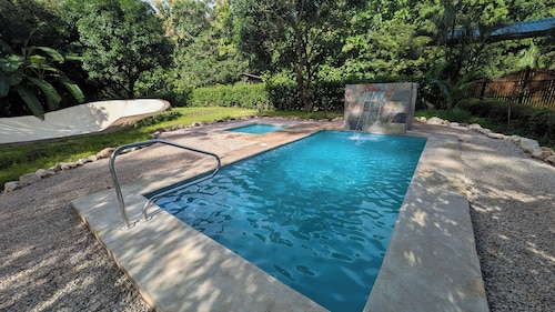 Casa Frijolar · Nature & Surf · Walk to Beach & Town · Shared Pool + Skate Bowl