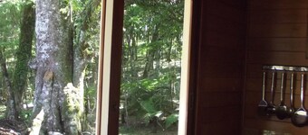 # Noble cream chalet in the corner of the lawn mountain