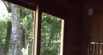 # Noble cream chalet in the corner of the lawn mountain