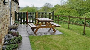 Outdoor dining - The perfect hideaway for two. (Salwayash, near Bridport)
