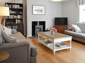 TV, fireplace, DVD player