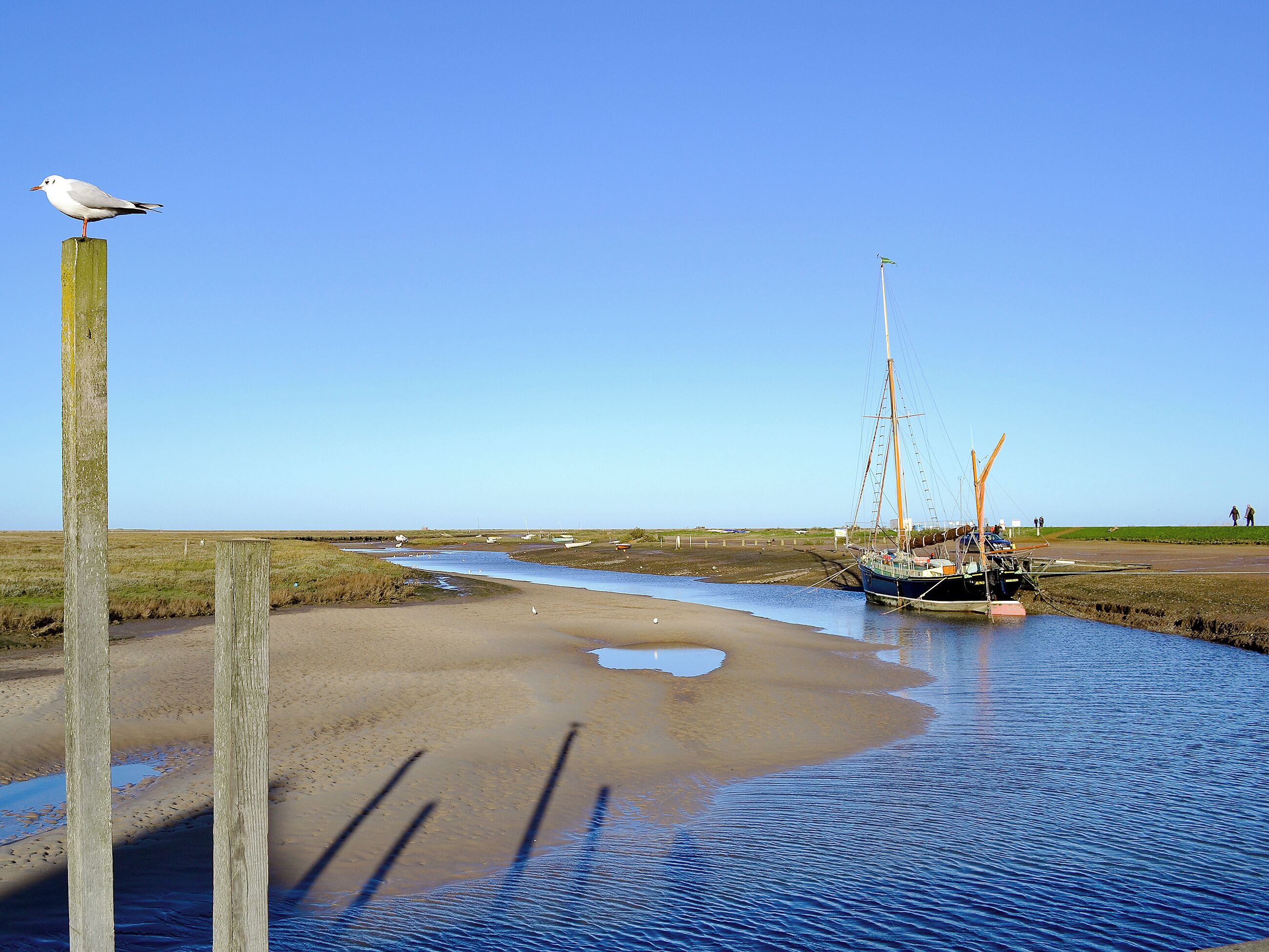 The many creeks and inlets near the town provide a safe harbour from the sea | Sea Breeze, Blakeney