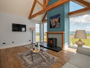 TV, fireplace - 3 bedroom accommodation in Low Dinduff, near Stranraer (Low Dinduff, near Stranraer)
