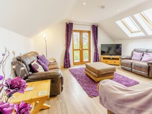 TV - 4 bedroom accommodation in Cross Inn, near New Quay (Cross Inn, near New Quay)