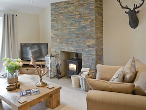 TV, fireplace - 3 bedroom accommodation in Foxholes, near Scarborough (Foxholes, near Scarborough)