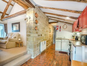 Een televisie en een dvd-speler