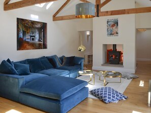 Fernseher, Kamin