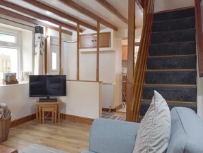 TV, fireplace, DVD player
