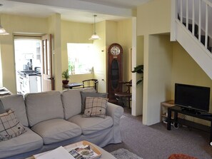 Fernseher, Kamin