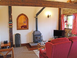 Fernseher, Kamin