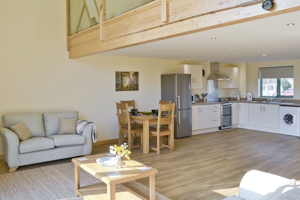 Convenient dining area and well equipped kitchen | Orchid Lodge - Springwater Lakes, Hainford, near Norwich