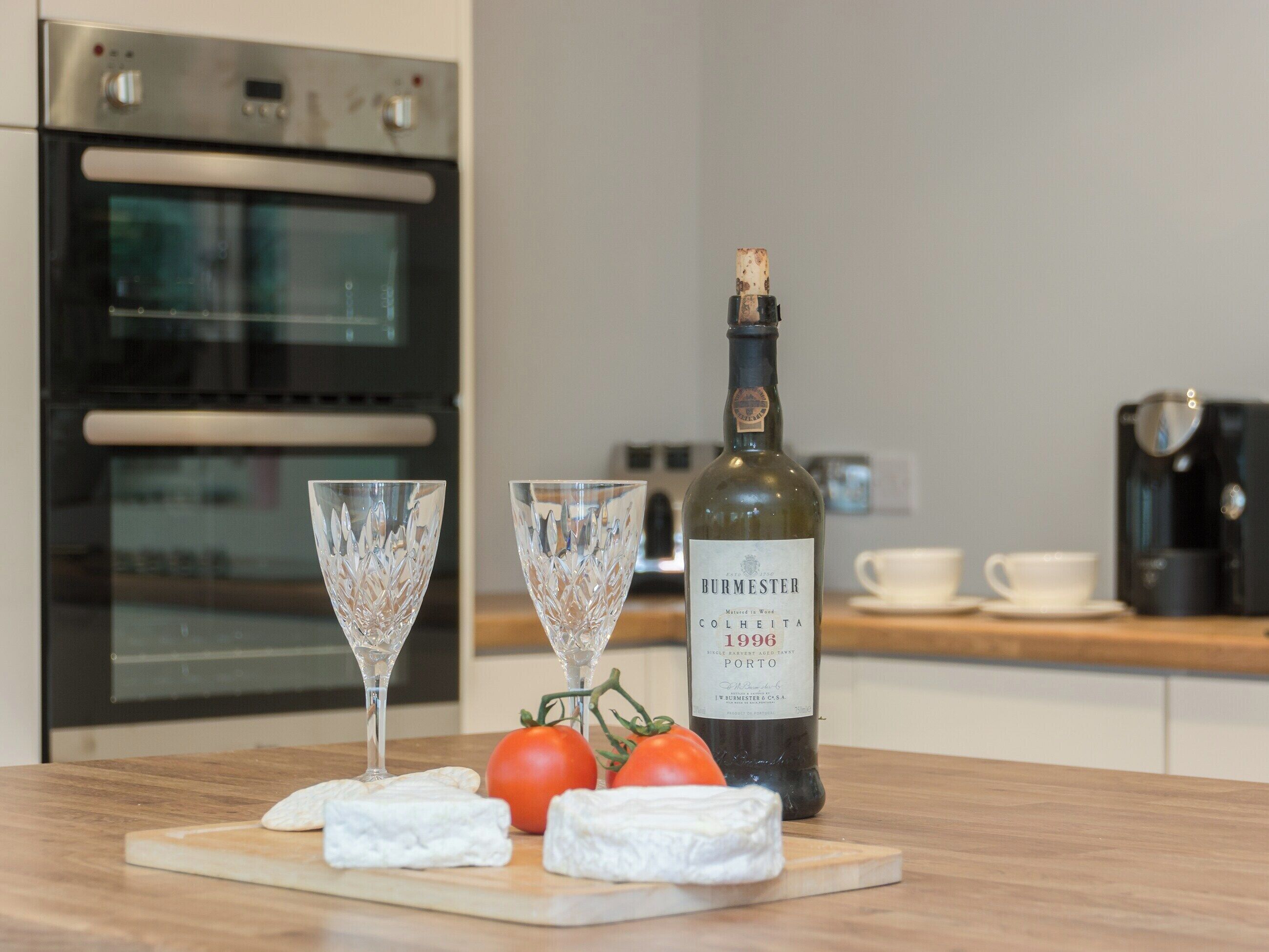 Dishwasher, high chair, cookware/dishes/utensils