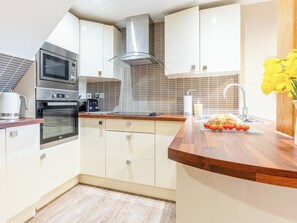 Dishwasher, high chair, cookware/dishes/utensils