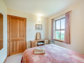 2 bedrooms, bed sheets