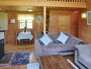 Fireplace - 2 bedroom accommodation in Trevarren, near Newquay (Trevarren, near Newquay)