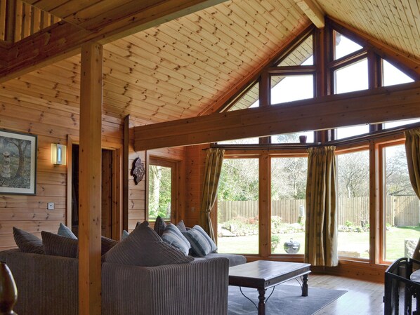 Fireplace - 2 bedroom accommodation in Trevarren, near Newquay (Trevarren, near Newquay)