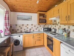 Highchair, cookware/dishes/utensils - 3 bedroom accommodation in Aberdaron, Lleyn Peninsula (Aberdaron, Lleyn Peninsula)