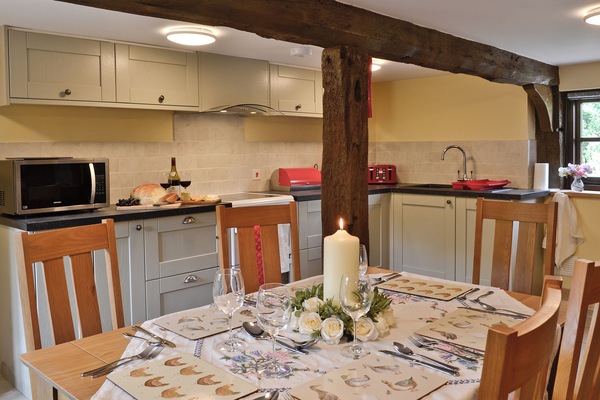 Dining area and kitchen | Mill Cottage, Peterchurch, near Hay-on-Wye