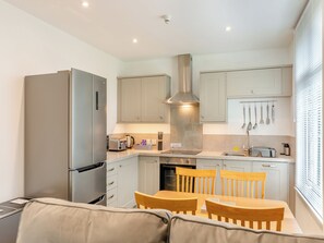 High chair, cookware/dishes/utensils - 2 bedroom accommodation in Meathop, near Grange-over-Sands (Meathop, near Grange-over-Sands)