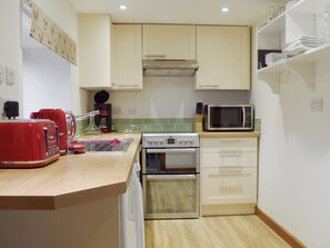 High chair, cookware/dishes/utensils, freezer