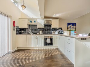 Dishwasher, high chair, cookware/dishes/utensils