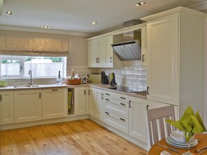 Dishwasher, highchair, cookware/dishes/utensils