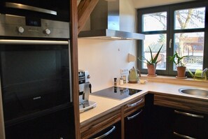 Kühlschrank, Ofen, Herdplatte, Geschirrspüler
