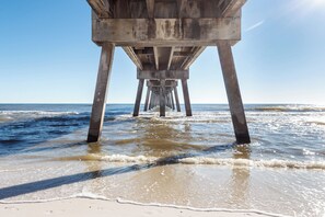 On the beach