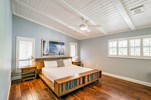 2 bedrooms, iron/ironing board, travel crib, free WiFi