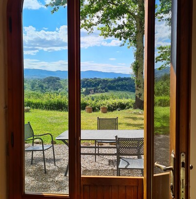 Tuscan Villa with Panoramic View - near Florence, Siena & Arezzo