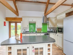 Dishwasher, high chair, cookware/dishes/utensils - 4 bedroom accommodation in Tresmeer, near Launceston (Tresmeer, near Launceston)