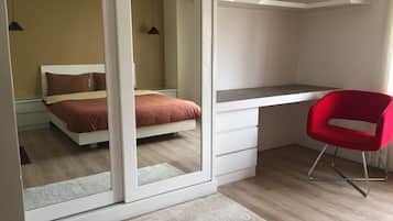 Desk, iron/ironing board, free WiFi, bed sheets