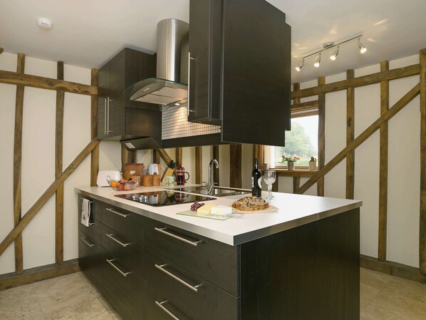 Dishwasher, high chair, cookware/dishes/utensils