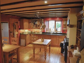 Dishwasher, high chair, cookware/dishes/utensils